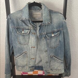 All Saints Light Blue Denim Jacket